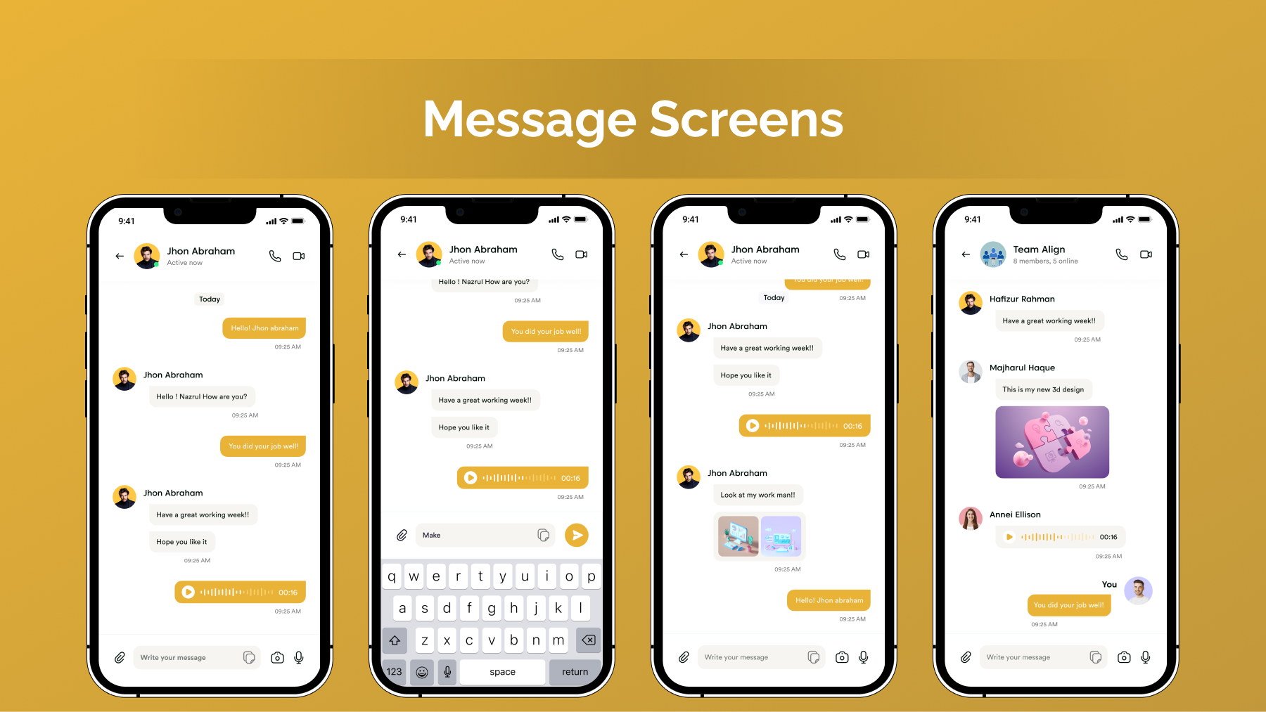 Message Box | Messenger Chat | Flutter iOS/Android App Template - 7