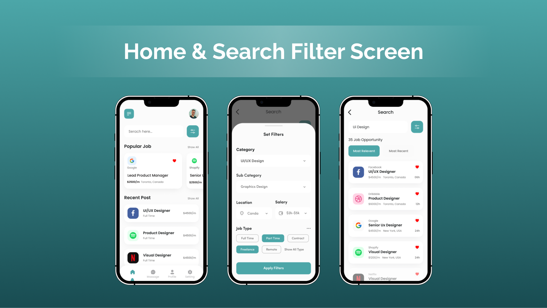 Jobs - Job Finder | Job Seeker | Flutter iOS/Android App Template - 5