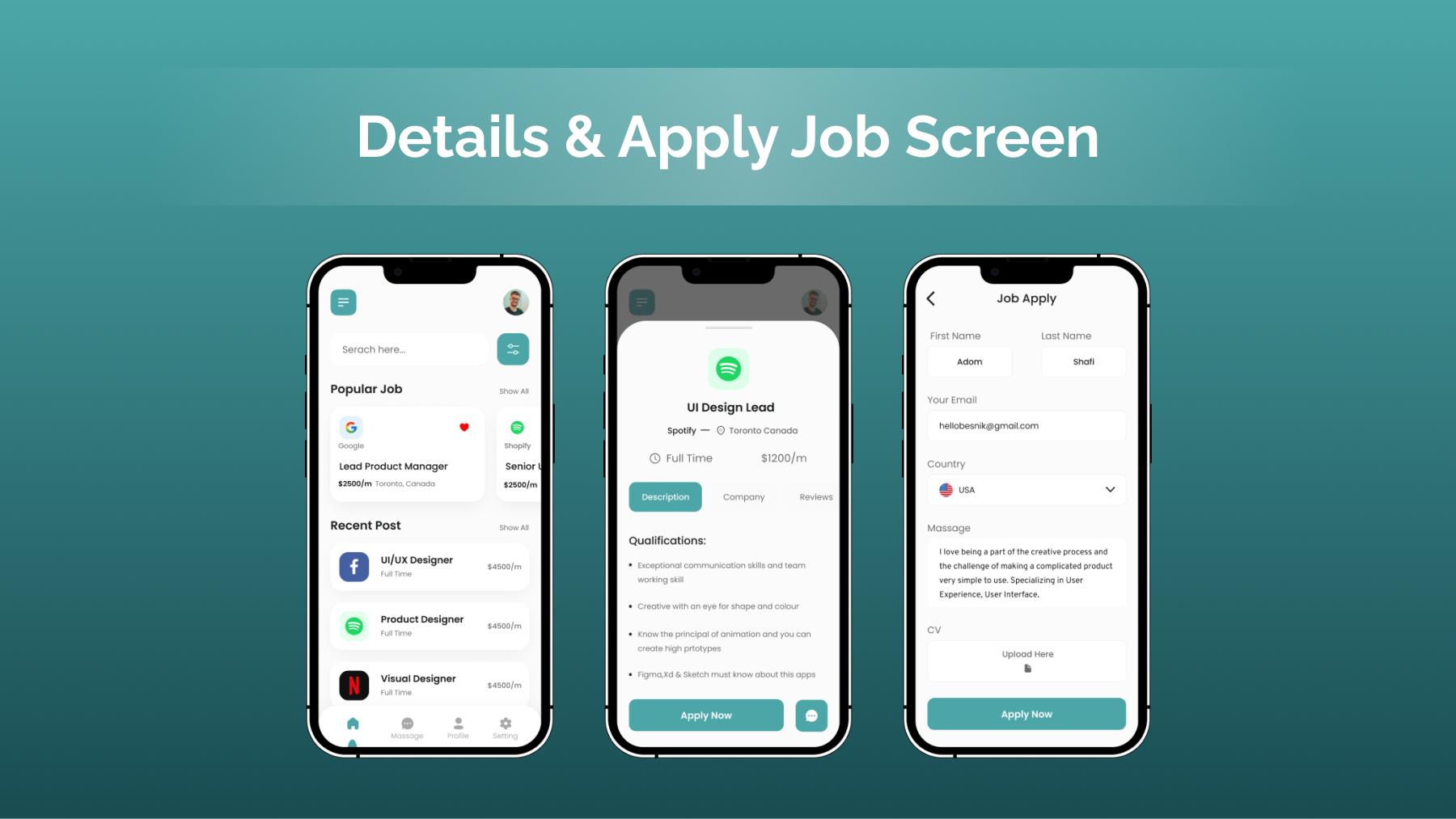 Jobs - Job Finder | Job Seeker | Flutter iOS/Android App Template - 6