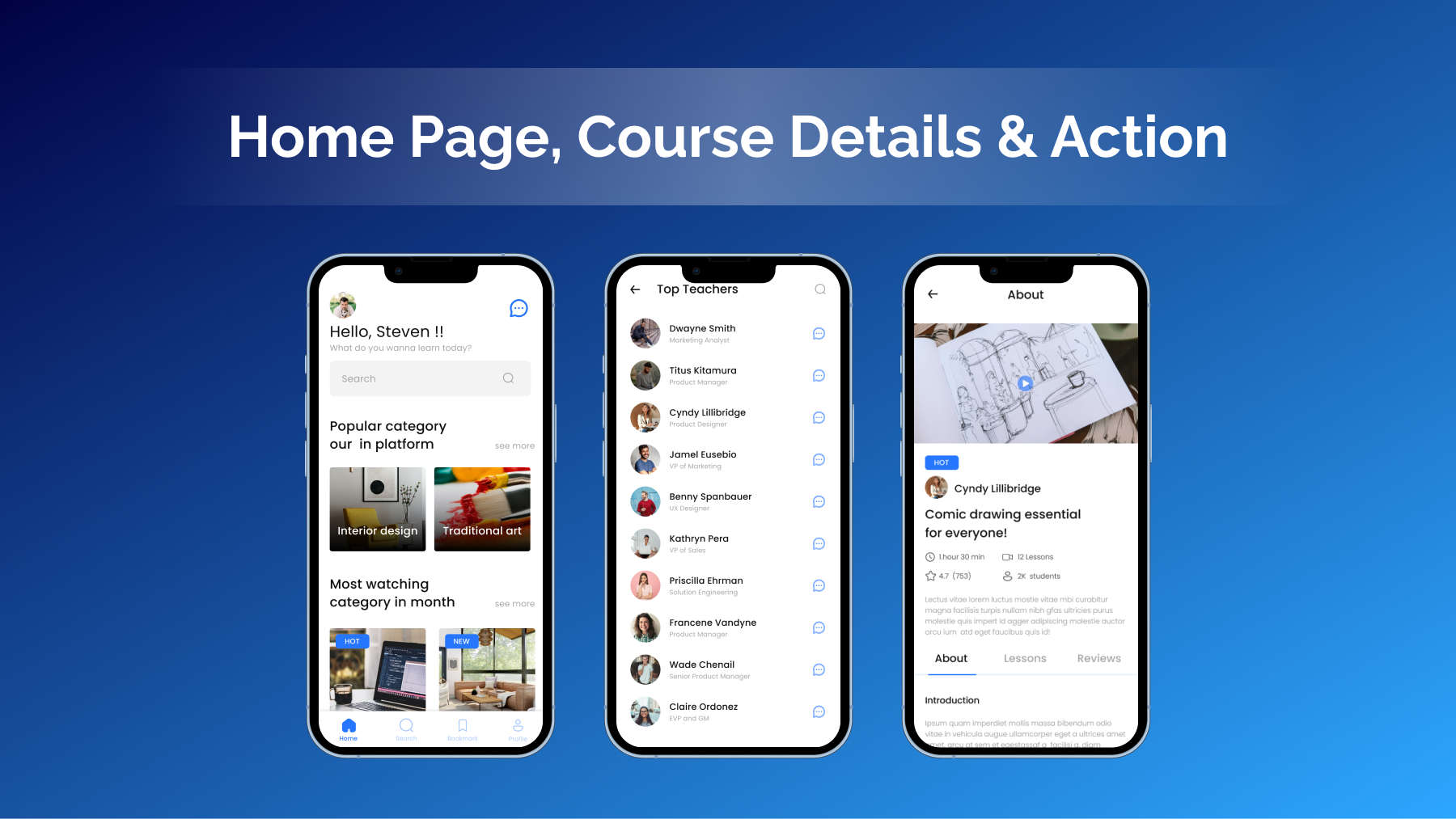 E Learning | Online Coaching | Flutter iOS/Android App Template - 7