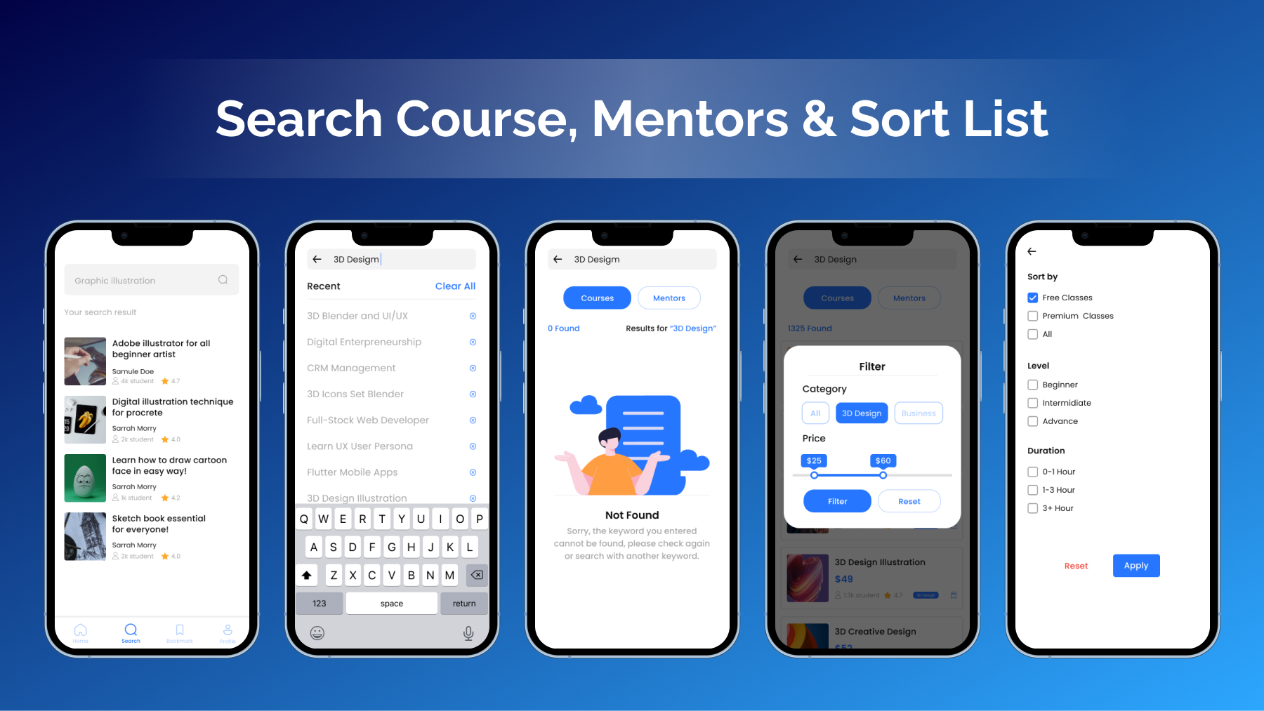 E Learning | Online Coaching | Flutter iOS/Android App Template - 8