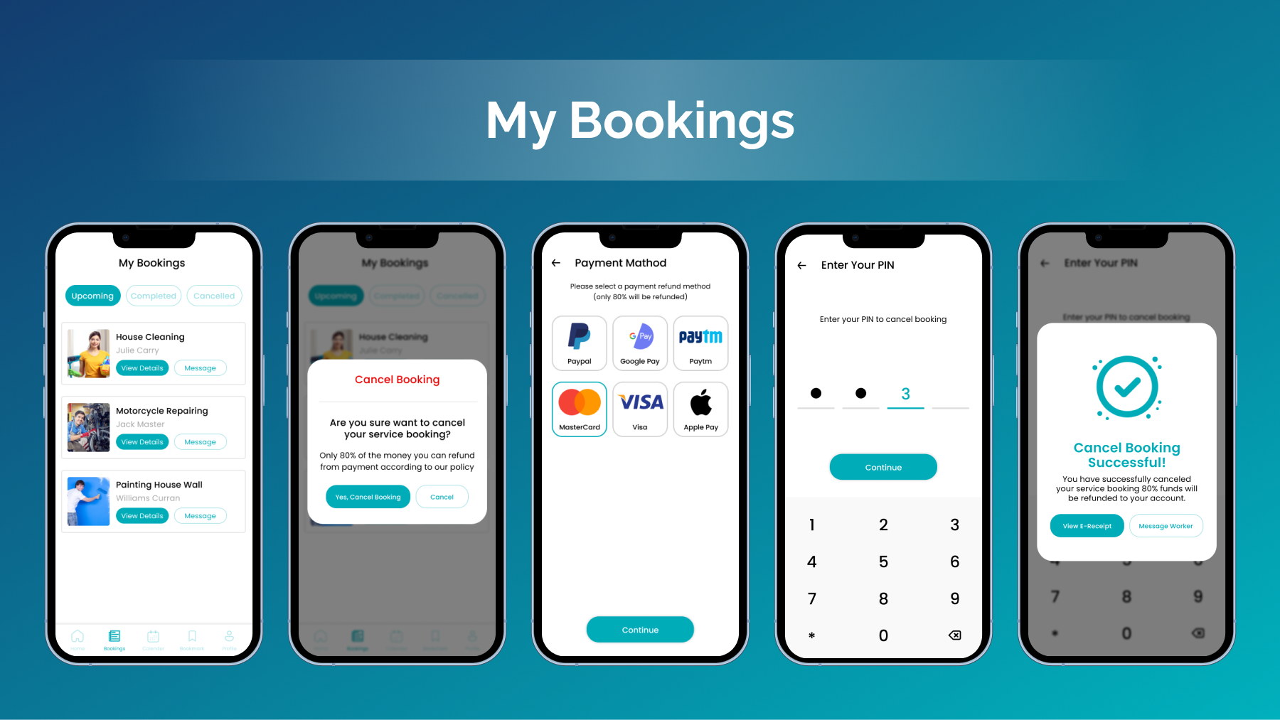 Home Service & House Work | Service Provider | Flutter iOS/Android App Template - 10