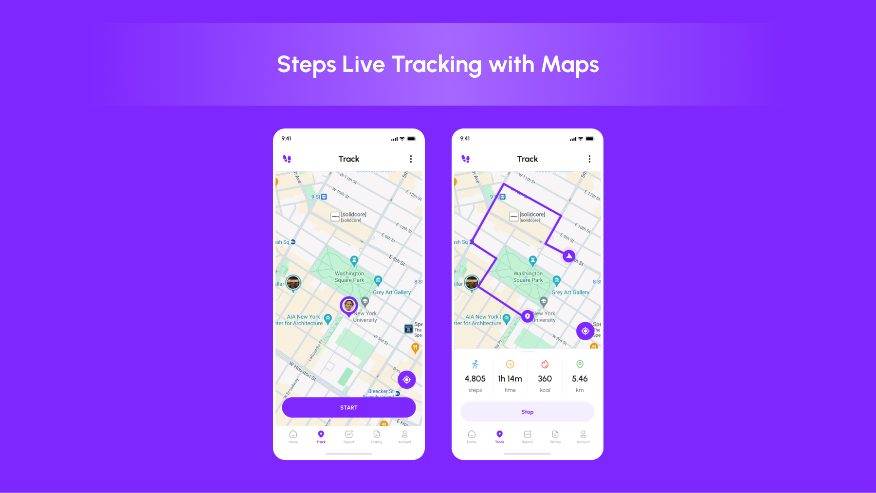 TrackStep - Step Counter | Tracker App | Flutter iOS/Android App Template - 8