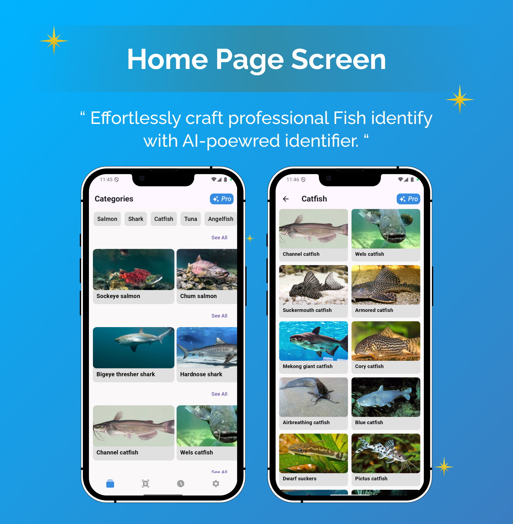AI Fish Indetifier | Flutter Android/iOS Full Application | Premium Plan