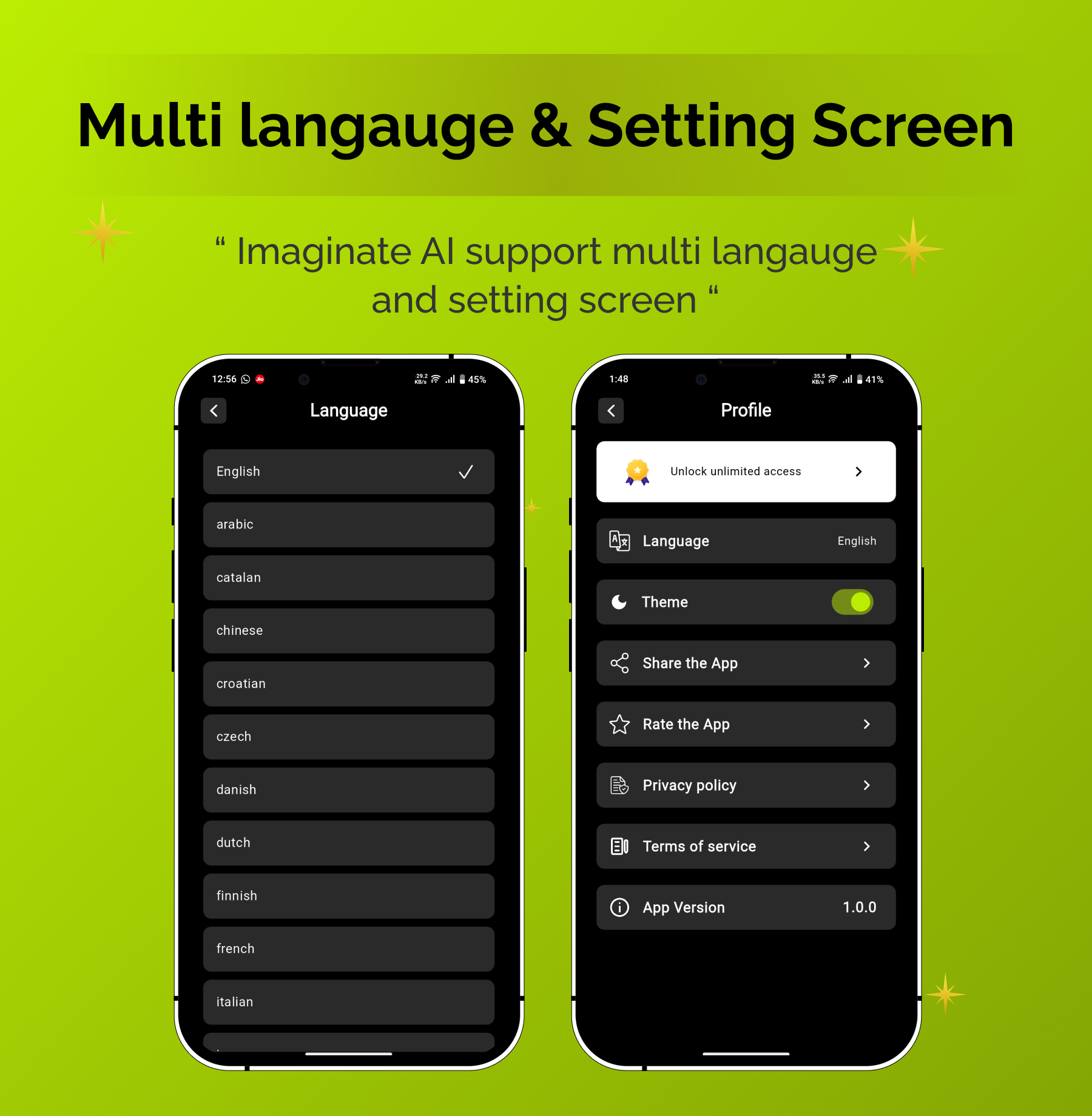 Imaginate AI - Ghibli image AI | Flutter Android/iOS Full Application | ADMOB | Premium Plans